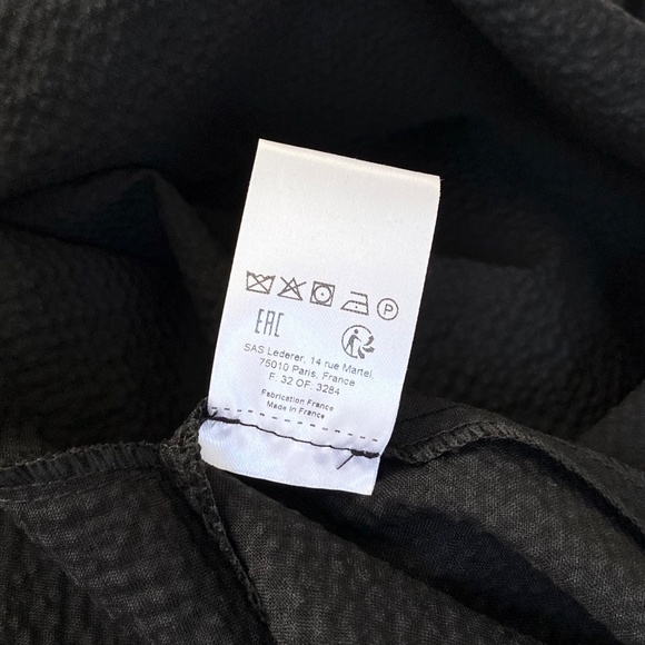 Max & Moi Sleeveless Collared Half Placket Shift Dress Black Sz 2 US/36 FR *NWT* - Picture 7 of 8